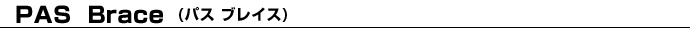 PAS Brace(パス ブレイス)